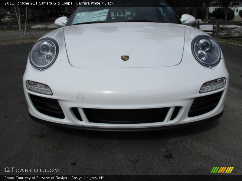 Carrara White / Black 2011 Porsche 911 Carrera GTS Coupe