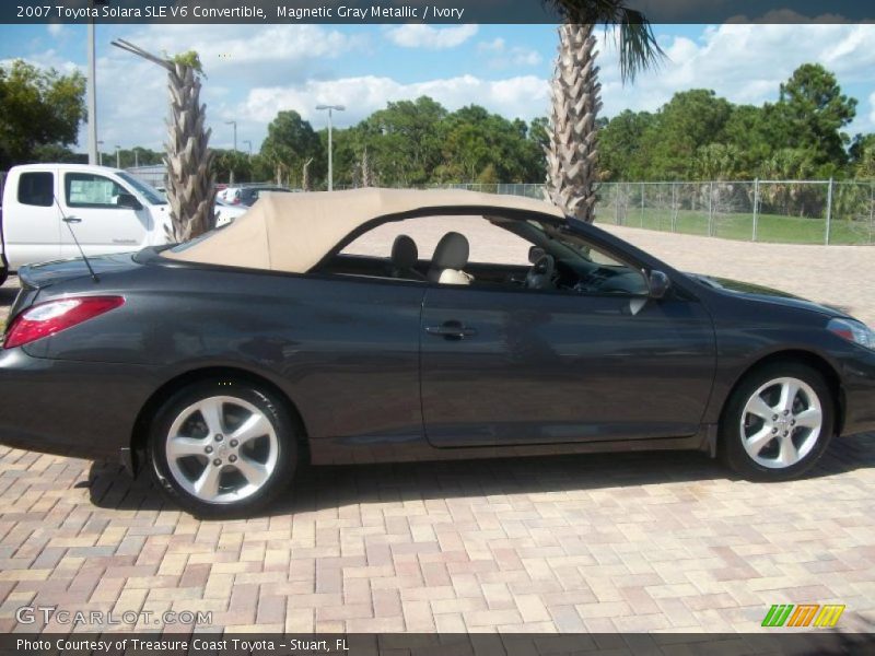 Magnetic Gray Metallic / Ivory 2007 Toyota Solara SLE V6 Convertible