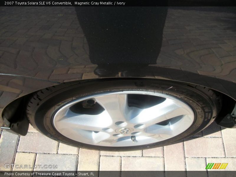 Magnetic Gray Metallic / Ivory 2007 Toyota Solara SLE V6 Convertible