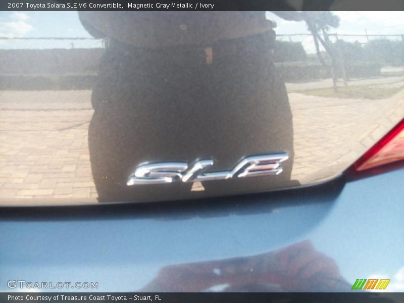 Magnetic Gray Metallic / Ivory 2007 Toyota Solara SLE V6 Convertible
