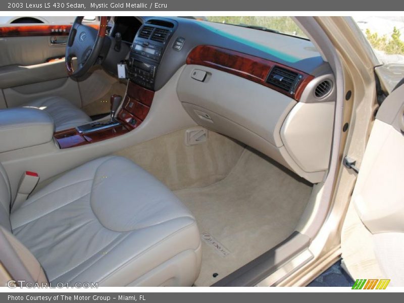 Mystic Gold Metallic / Ecru 2003 Lexus LS 430 Sedan