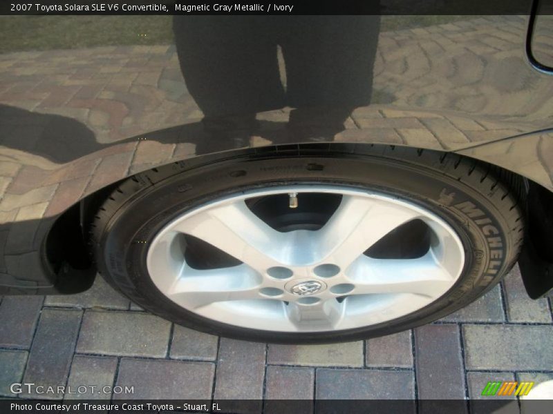 Magnetic Gray Metallic / Ivory 2007 Toyota Solara SLE V6 Convertible