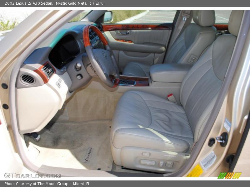 Mystic Gold Metallic / Ecru 2003 Lexus LS 430 Sedan