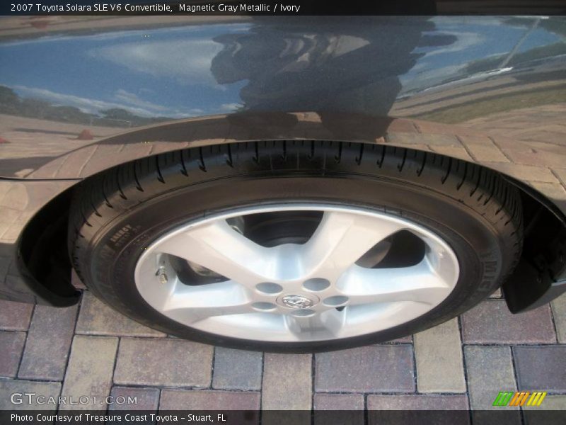 Magnetic Gray Metallic / Ivory 2007 Toyota Solara SLE V6 Convertible