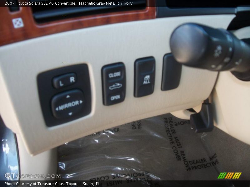 Magnetic Gray Metallic / Ivory 2007 Toyota Solara SLE V6 Convertible