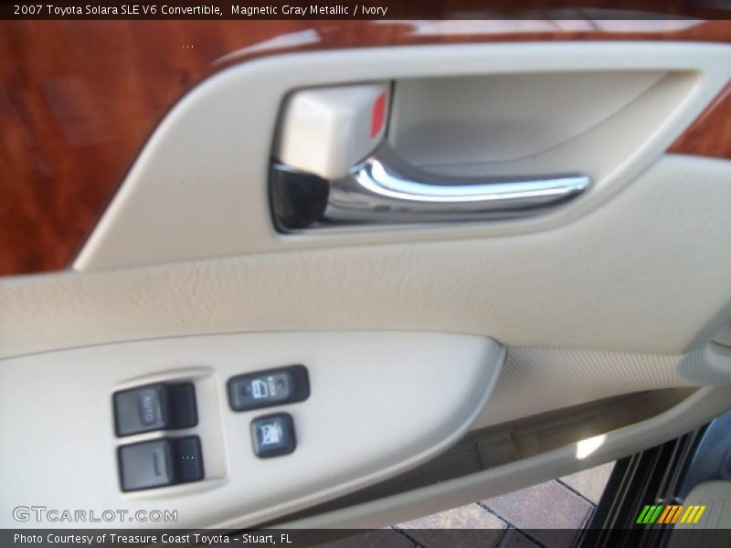 Magnetic Gray Metallic / Ivory 2007 Toyota Solara SLE V6 Convertible