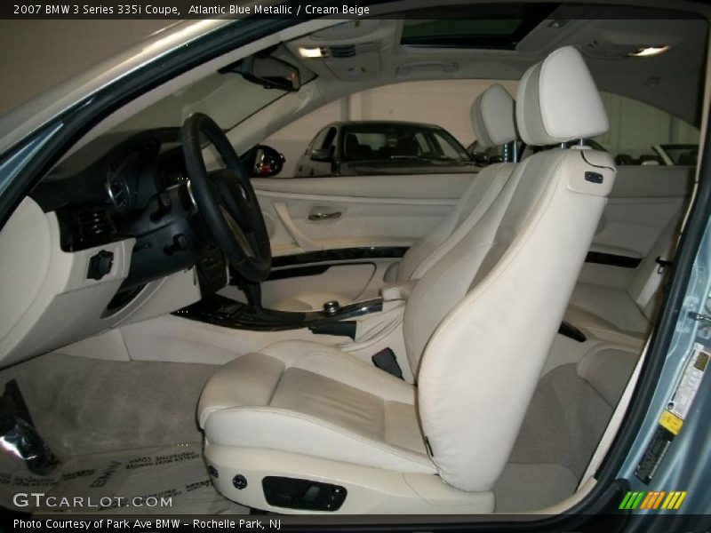  2007 3 Series 335i Coupe Cream Beige Interior