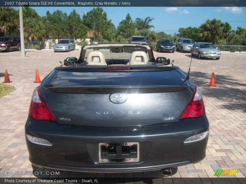 Magnetic Gray Metallic / Ivory 2007 Toyota Solara SLE V6 Convertible