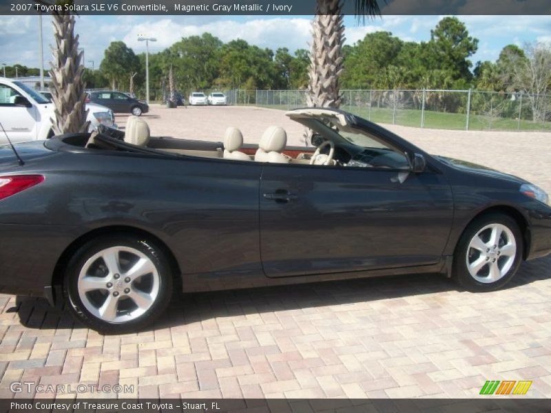 Magnetic Gray Metallic / Ivory 2007 Toyota Solara SLE V6 Convertible