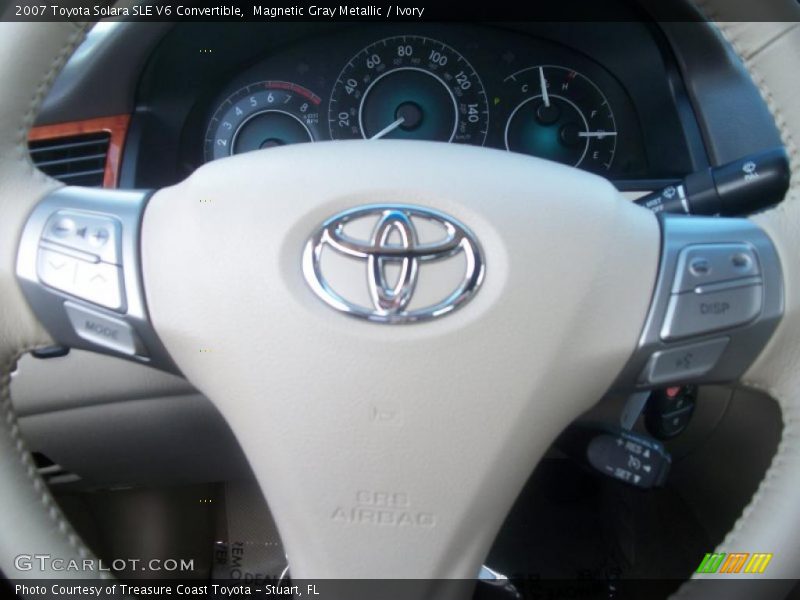 Magnetic Gray Metallic / Ivory 2007 Toyota Solara SLE V6 Convertible