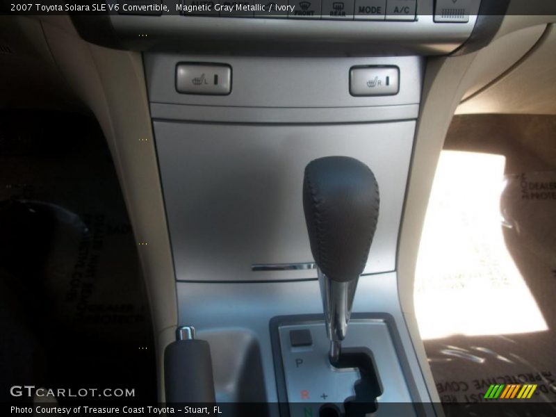 Magnetic Gray Metallic / Ivory 2007 Toyota Solara SLE V6 Convertible