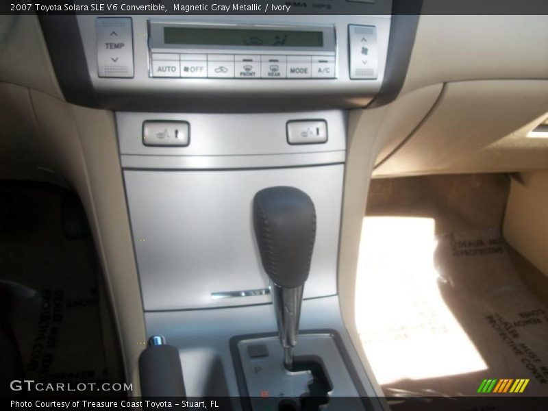 Magnetic Gray Metallic / Ivory 2007 Toyota Solara SLE V6 Convertible
