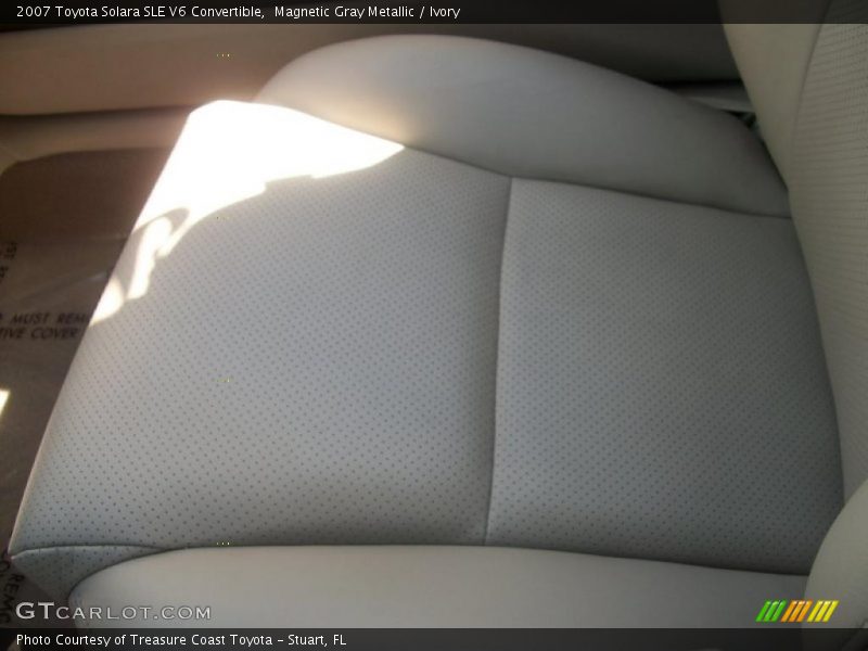 Magnetic Gray Metallic / Ivory 2007 Toyota Solara SLE V6 Convertible