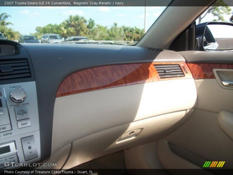 Magnetic Gray Metallic / Ivory 2007 Toyota Solara SLE V6 Convertible
