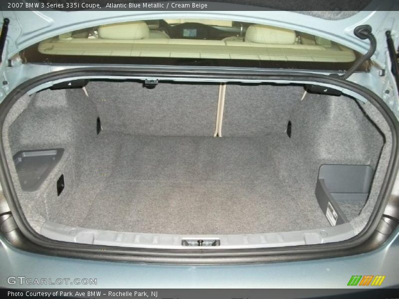 2007 3 Series 335i Coupe Trunk