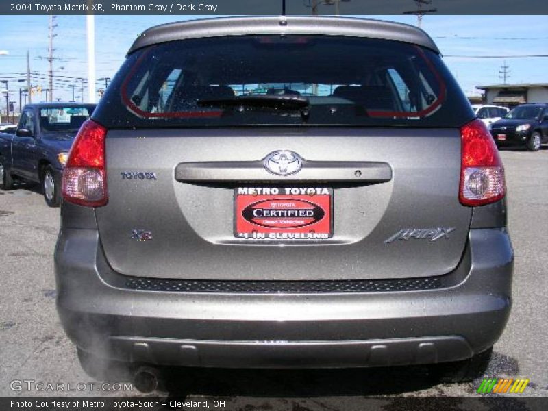 Phantom Gray / Dark Gray 2004 Toyota Matrix XR