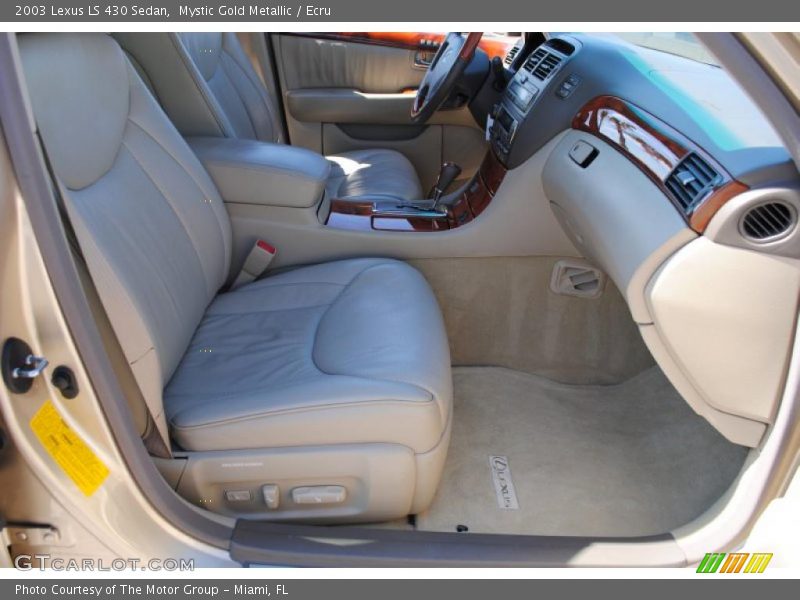 Mystic Gold Metallic / Ecru 2003 Lexus LS 430 Sedan