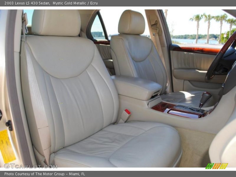 Mystic Gold Metallic / Ecru 2003 Lexus LS 430 Sedan