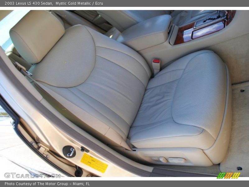 Mystic Gold Metallic / Ecru 2003 Lexus LS 430 Sedan