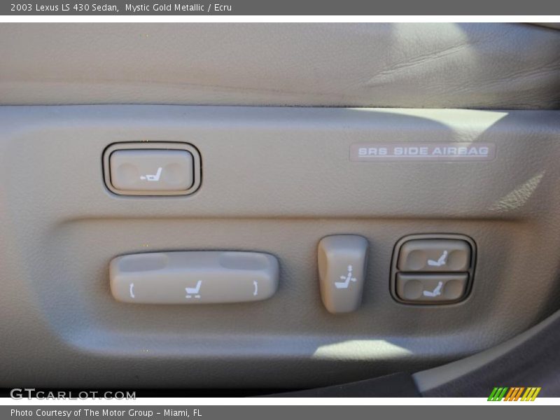 Mystic Gold Metallic / Ecru 2003 Lexus LS 430 Sedan