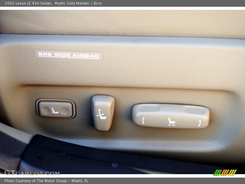Mystic Gold Metallic / Ecru 2003 Lexus LS 430 Sedan