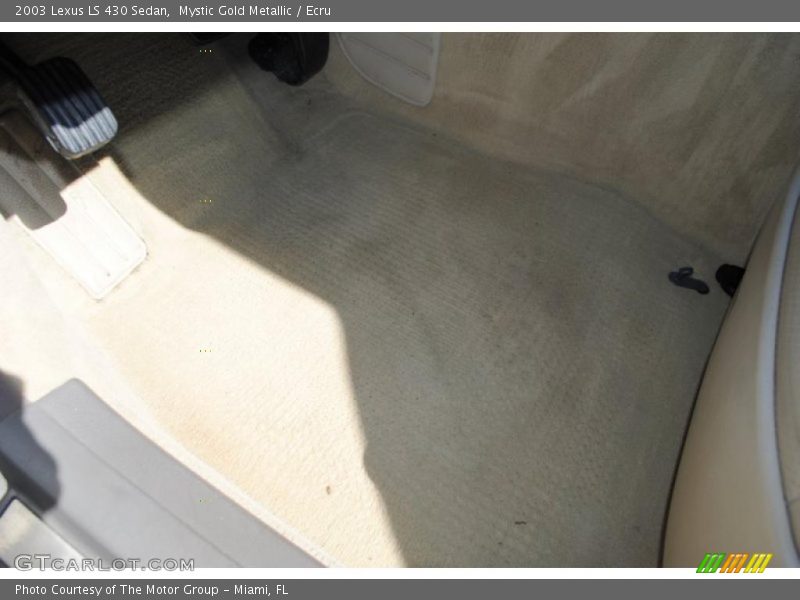 Mystic Gold Metallic / Ecru 2003 Lexus LS 430 Sedan