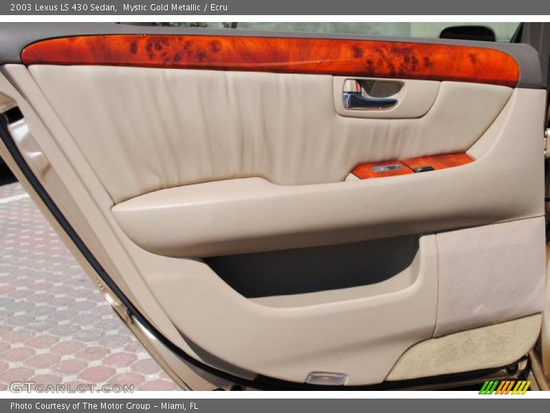 Mystic Gold Metallic / Ecru 2003 Lexus LS 430 Sedan