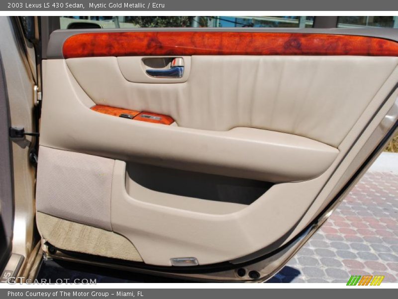 Mystic Gold Metallic / Ecru 2003 Lexus LS 430 Sedan