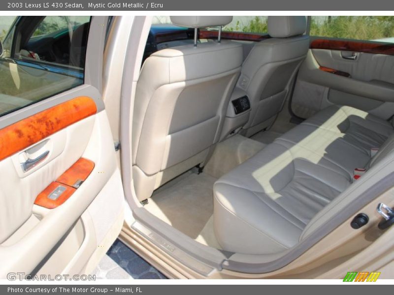 Mystic Gold Metallic / Ecru 2003 Lexus LS 430 Sedan