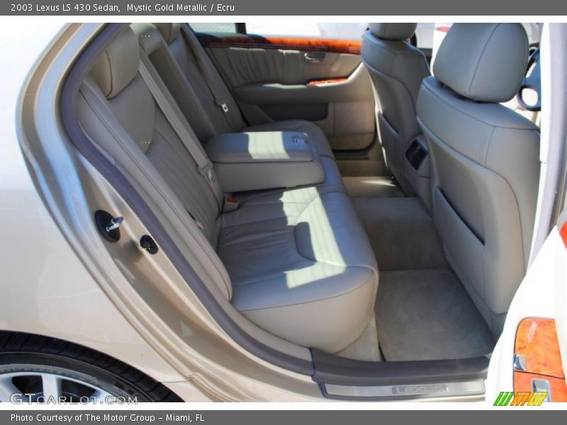 Mystic Gold Metallic / Ecru 2003 Lexus LS 430 Sedan