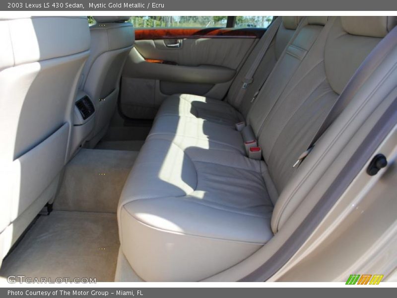 Mystic Gold Metallic / Ecru 2003 Lexus LS 430 Sedan