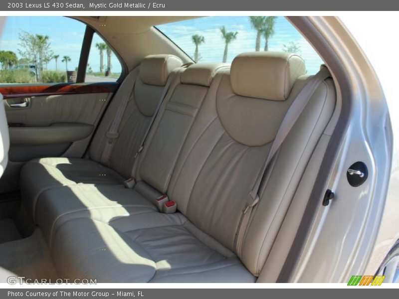Mystic Gold Metallic / Ecru 2003 Lexus LS 430 Sedan