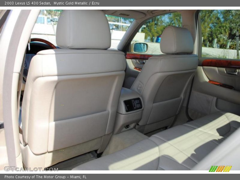 Mystic Gold Metallic / Ecru 2003 Lexus LS 430 Sedan