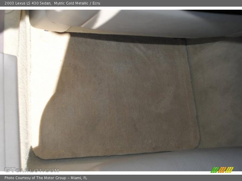 Mystic Gold Metallic / Ecru 2003 Lexus LS 430 Sedan