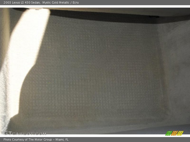 Mystic Gold Metallic / Ecru 2003 Lexus LS 430 Sedan