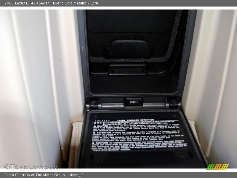 Mystic Gold Metallic / Ecru 2003 Lexus LS 430 Sedan