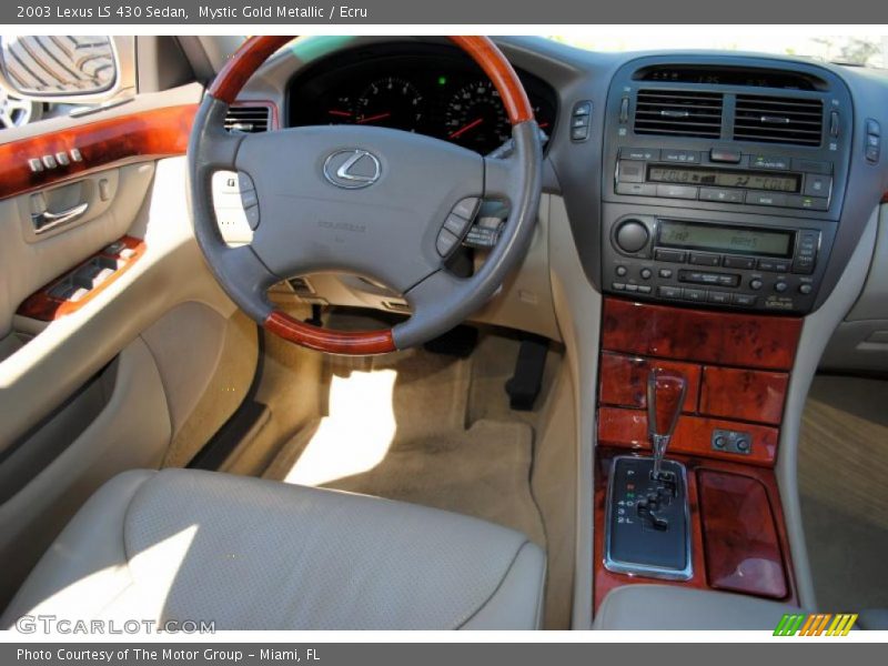 Mystic Gold Metallic / Ecru 2003 Lexus LS 430 Sedan