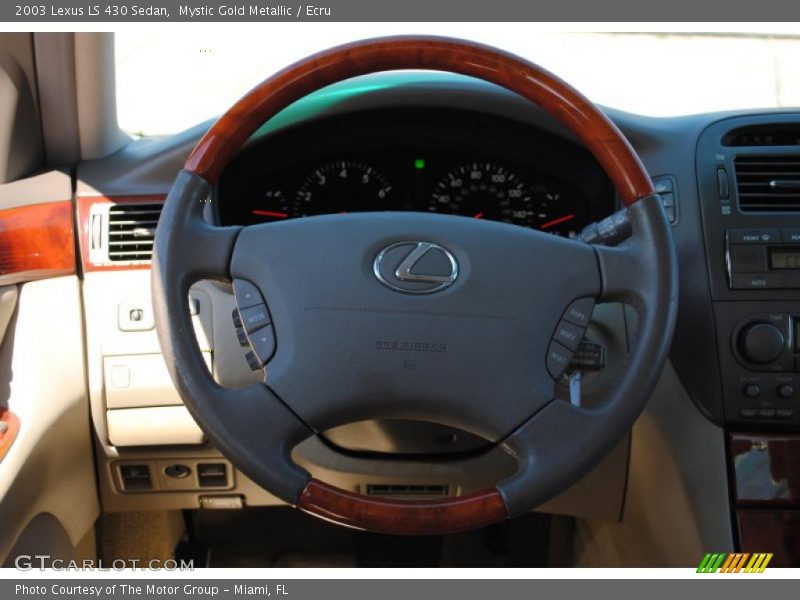 Mystic Gold Metallic / Ecru 2003 Lexus LS 430 Sedan