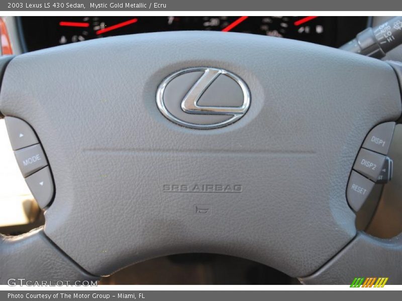 Mystic Gold Metallic / Ecru 2003 Lexus LS 430 Sedan