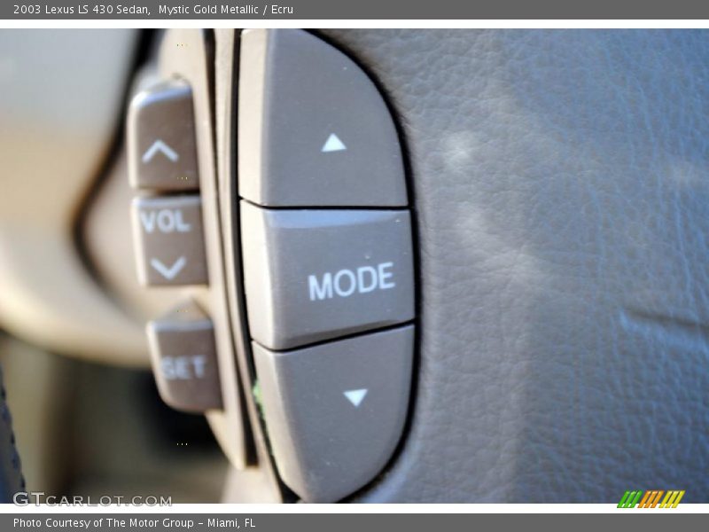 Mystic Gold Metallic / Ecru 2003 Lexus LS 430 Sedan