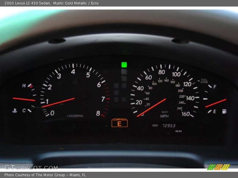 Mystic Gold Metallic / Ecru 2003 Lexus LS 430 Sedan