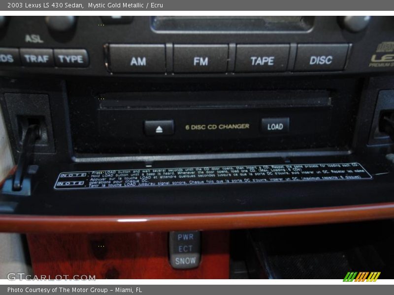 Mystic Gold Metallic / Ecru 2003 Lexus LS 430 Sedan