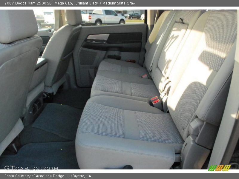Brilliant Black / Medium Slate Gray 2007 Dodge Ram 2500 SLT Mega Cab
