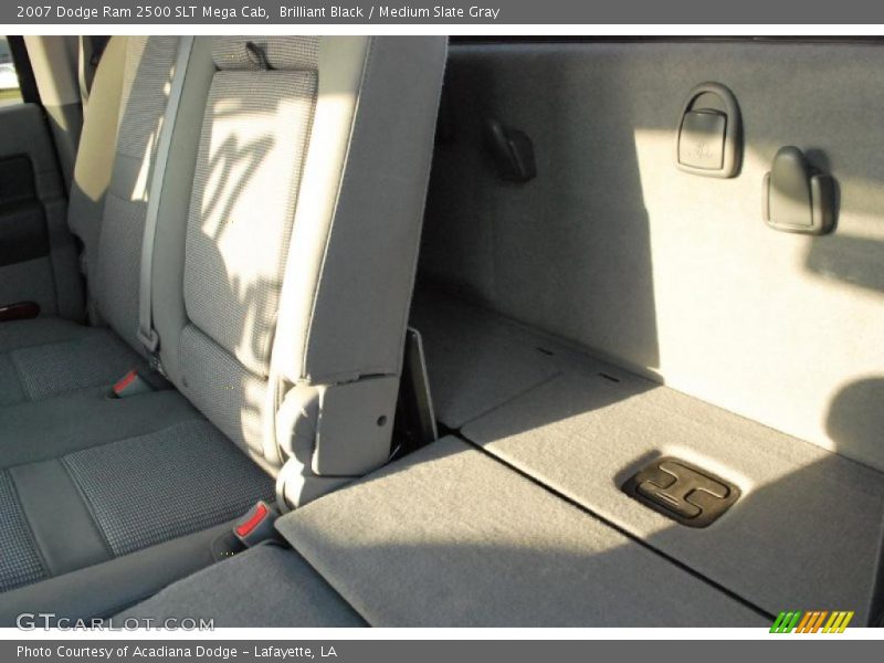 Brilliant Black / Medium Slate Gray 2007 Dodge Ram 2500 SLT Mega Cab