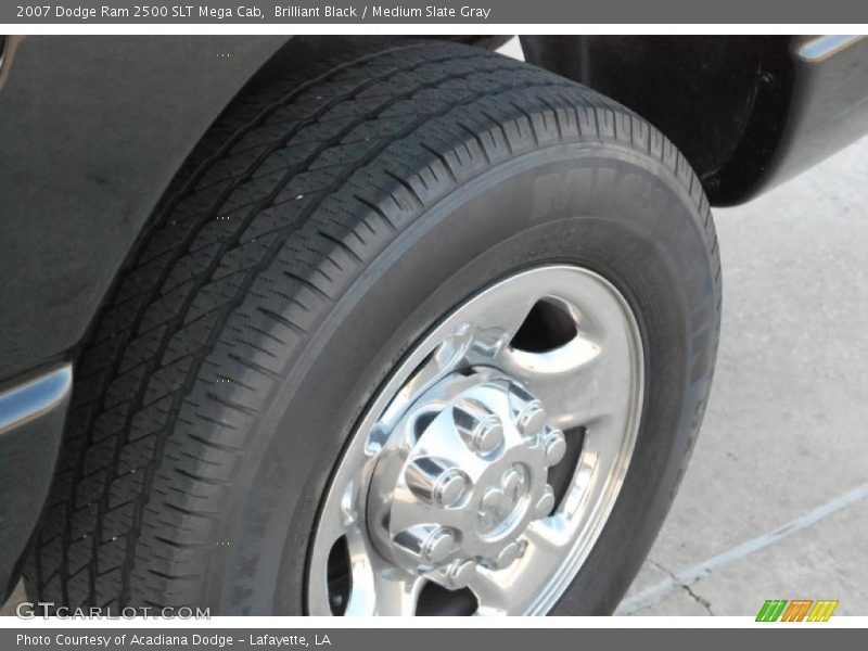 Brilliant Black / Medium Slate Gray 2007 Dodge Ram 2500 SLT Mega Cab