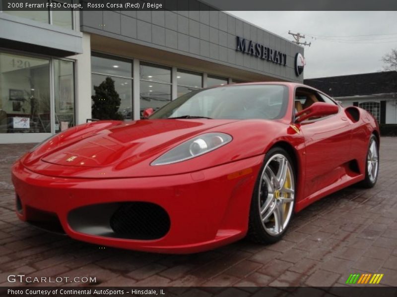 Front 3/4 View of 2008 F430 Coupe