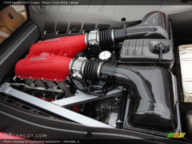  2008 F430 Coupe Engine - 4.3 Liter DOHC 32-Valve VVT V8