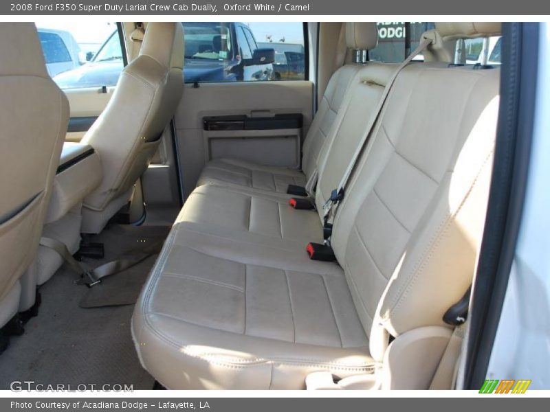  2008 F350 Super Duty Lariat Crew Cab Dually Camel Interior