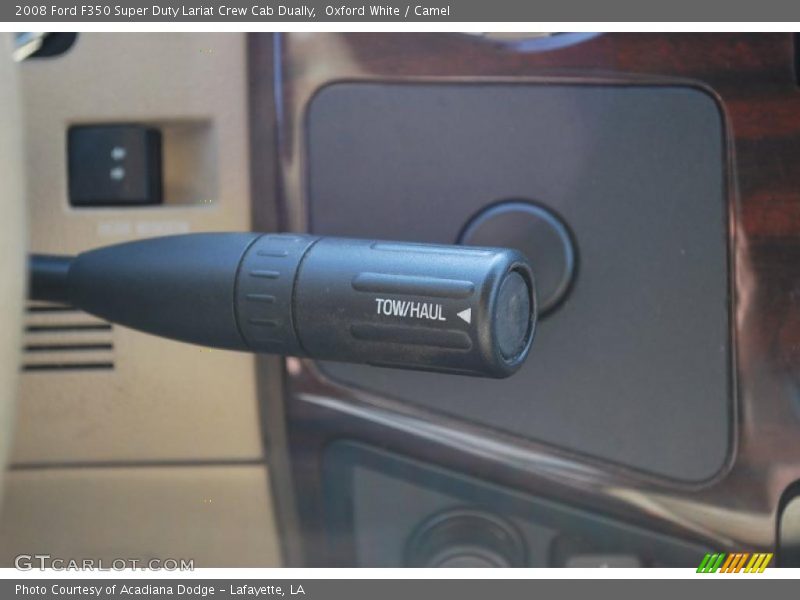 Oxford White / Camel 2008 Ford F350 Super Duty Lariat Crew Cab Dually
