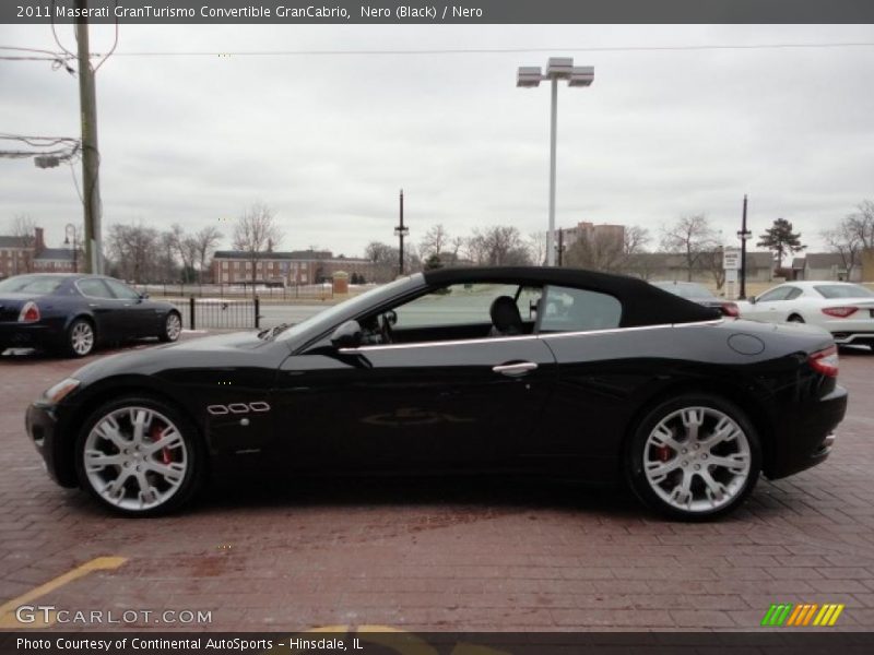 Nero (Black) / Nero 2011 Maserati GranTurismo Convertible GranCabrio
